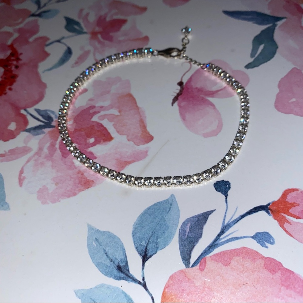 Pandora Sparkling Sterling Silver Tennis Bracelet